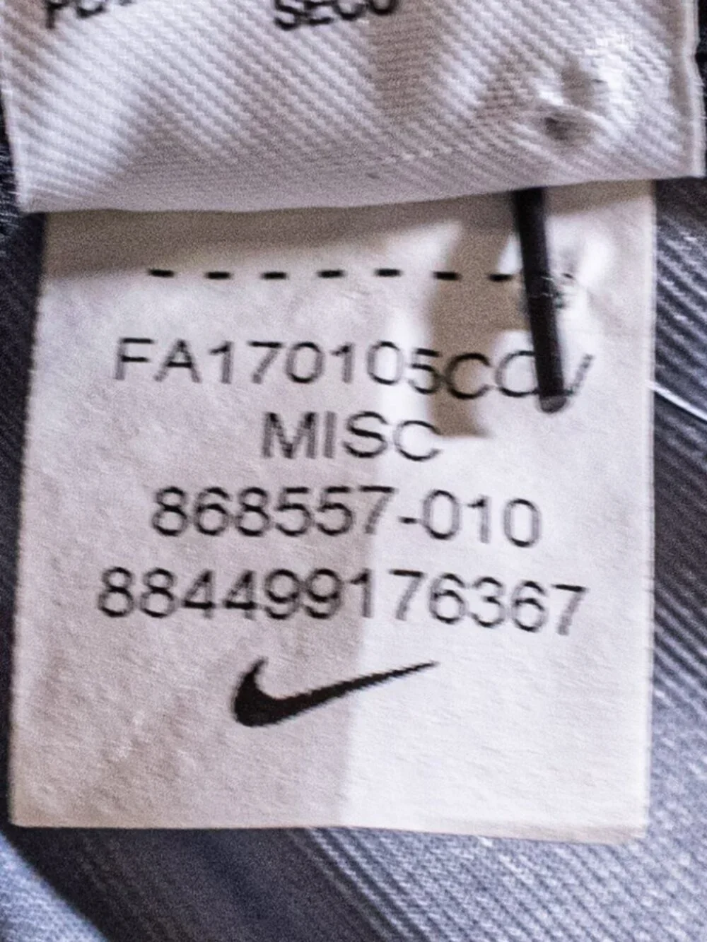 Nike Court AeroBill Tennis Cap 868557-010 Black Dri-FIT Featherlight Hat OSFA